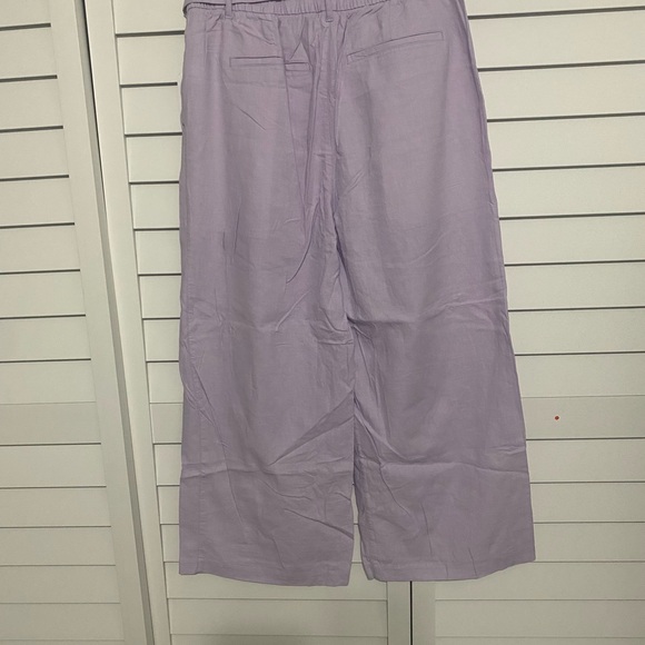 Lavender Wide-Leg Pants - Picture 2 of 5